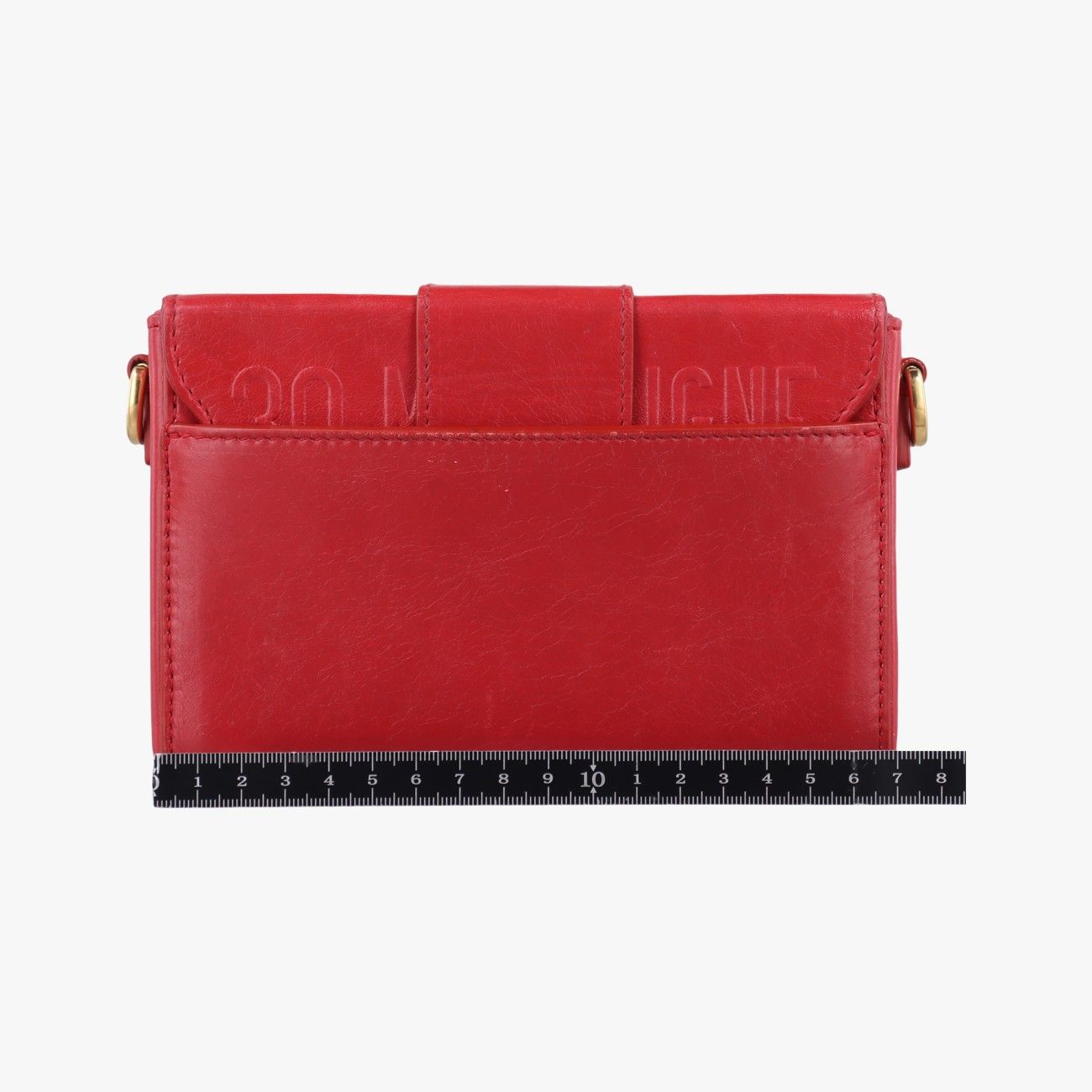 クリスチャンディオールChristian Dior30モンテーニュボックス レッド レザー 05-RU-0189