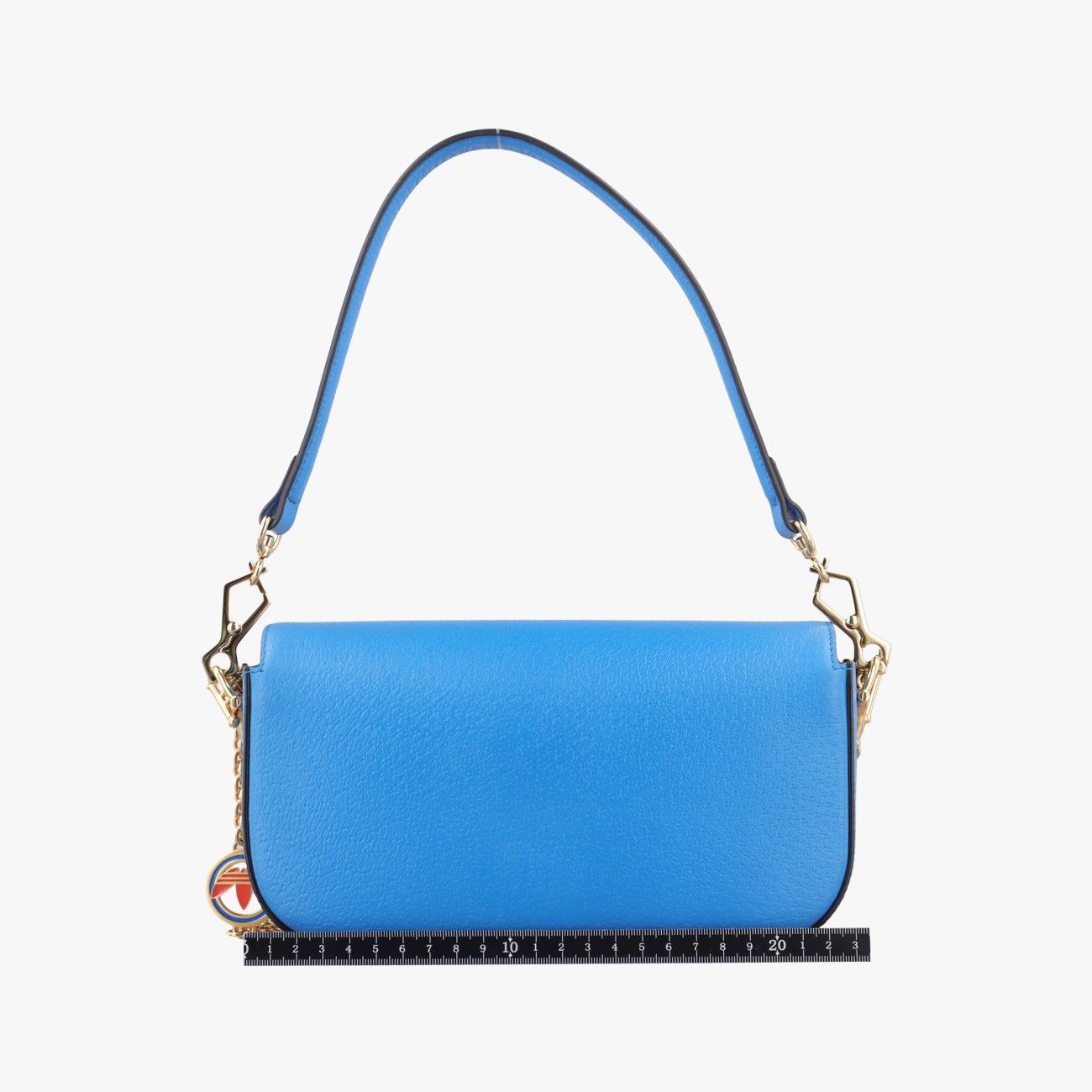 グッチGucciアディダスコラボ ホースビット ブルー×ホワイト レザー 722009 F039665729