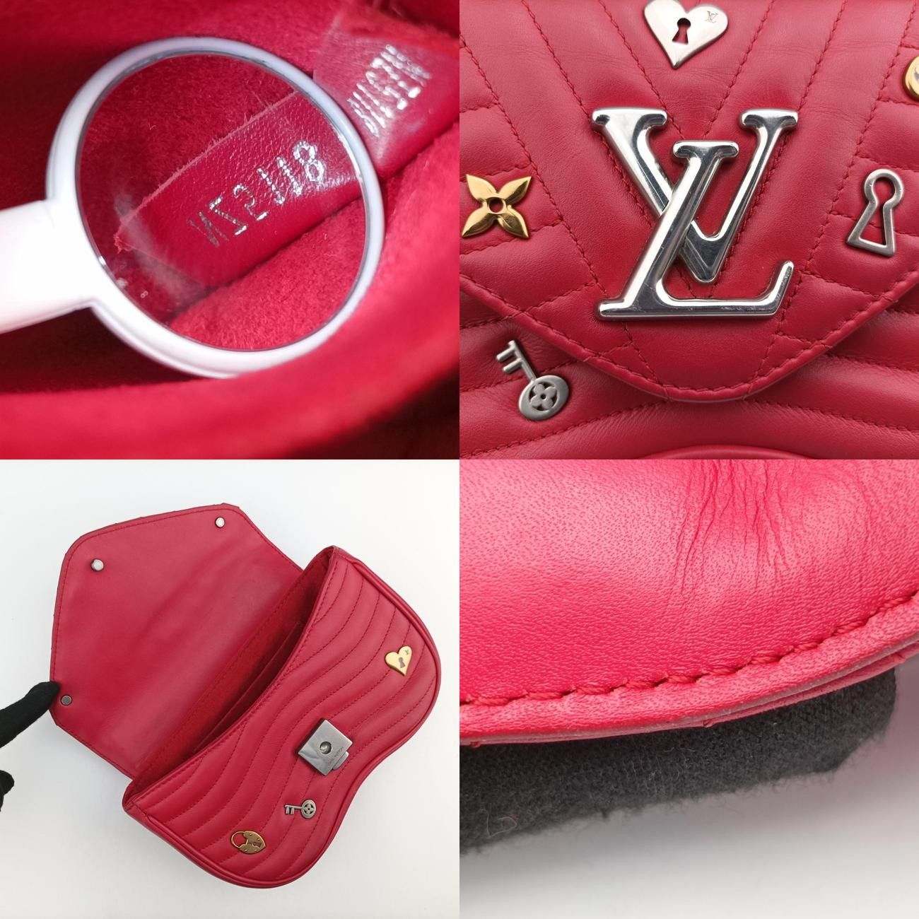 【ちゃんはる】ルイヴィトン ニューウェーブ レッド ルイヴィトンLouis Vuittonニューウェーブ ラブロックPM レッド レザー