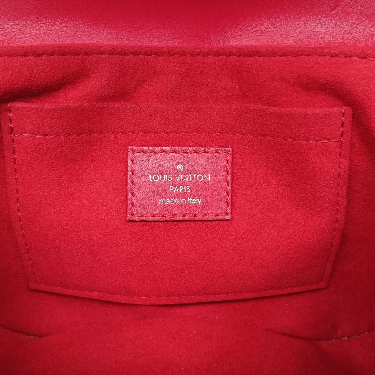 ルイヴィトンLouis Vuittonニューウェーブ ラブロックPM レッド レザー