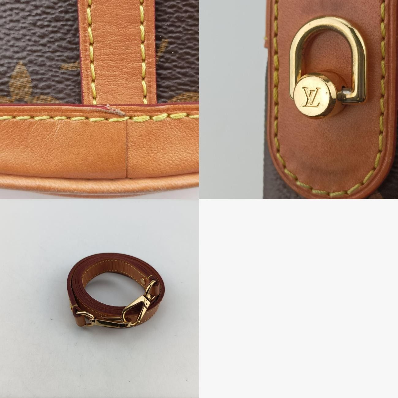  ルイヴィトンLouis Vuittonダッフル モノグラム ブラウン系 モノグラムキャンバス M 43587 DU 1179 メッセンジャーバッグ ショルダーバッグ