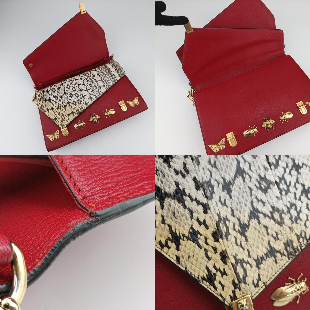 レッド×マルチ レザー