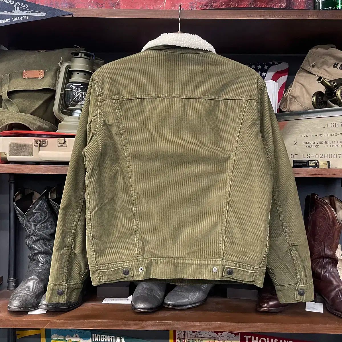 リーバイス タイプ2 コーデュロイ シェルパ ジャケット