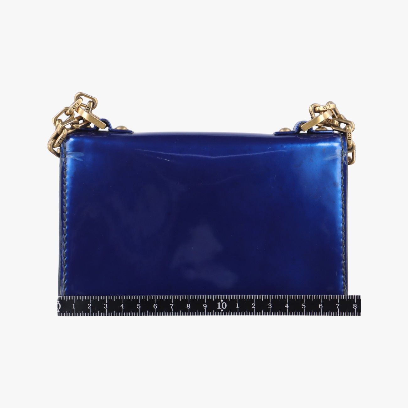 クリスチャンディオールChristian Diorジャディオール ネイビー パテント 12-MA-0128