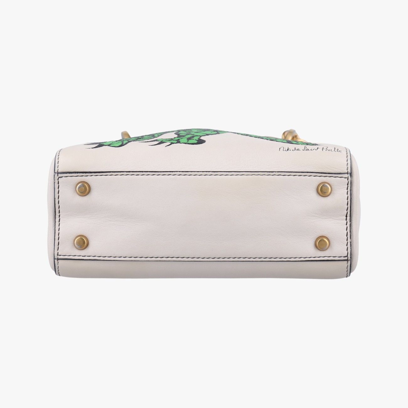 Diorレディディオールミニ ホワイト×マルチ