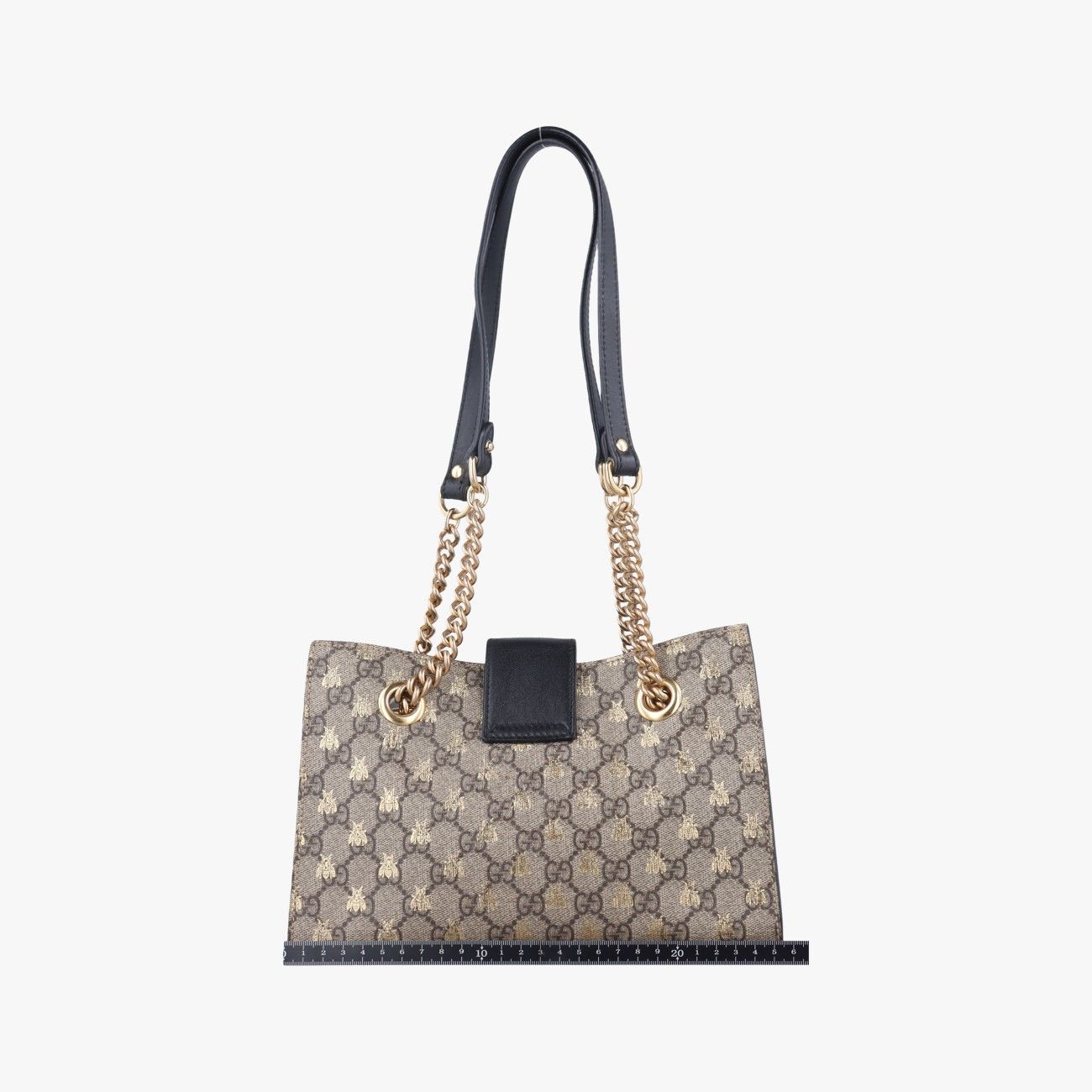 グッチGucciパドロック ベージュ×マルチ PVCコーティングキャンバス 498156 G027658548