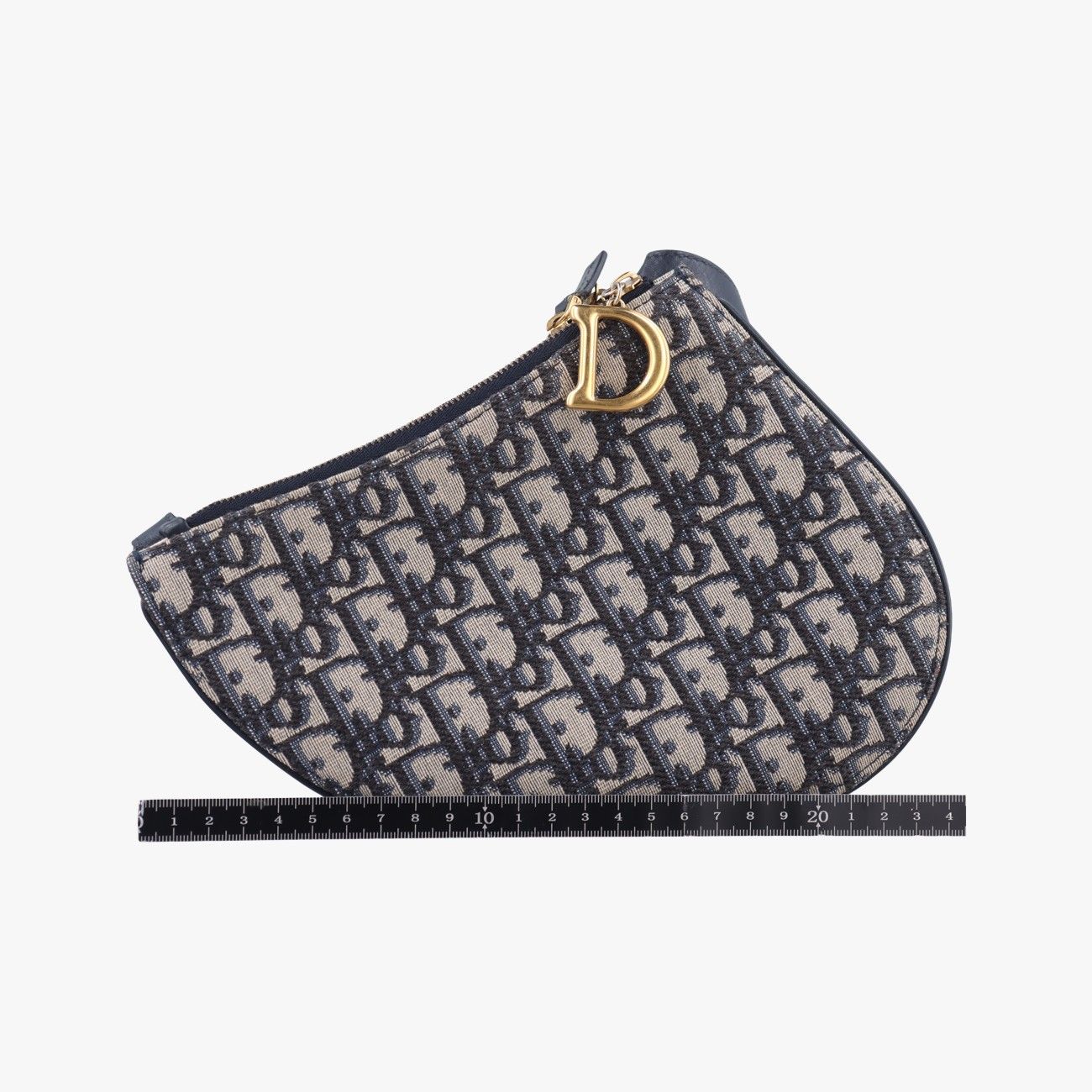 クリスチャンディオールChristian Diorサドル ネイビー ファブリック 12-MA-0139