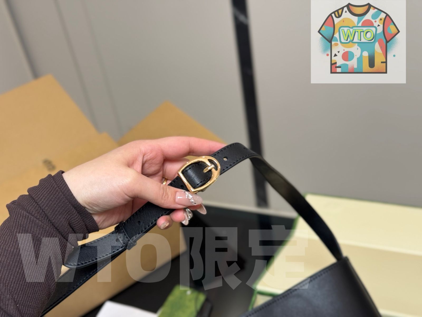 グッチ ストリートスタイルバケットバッグ