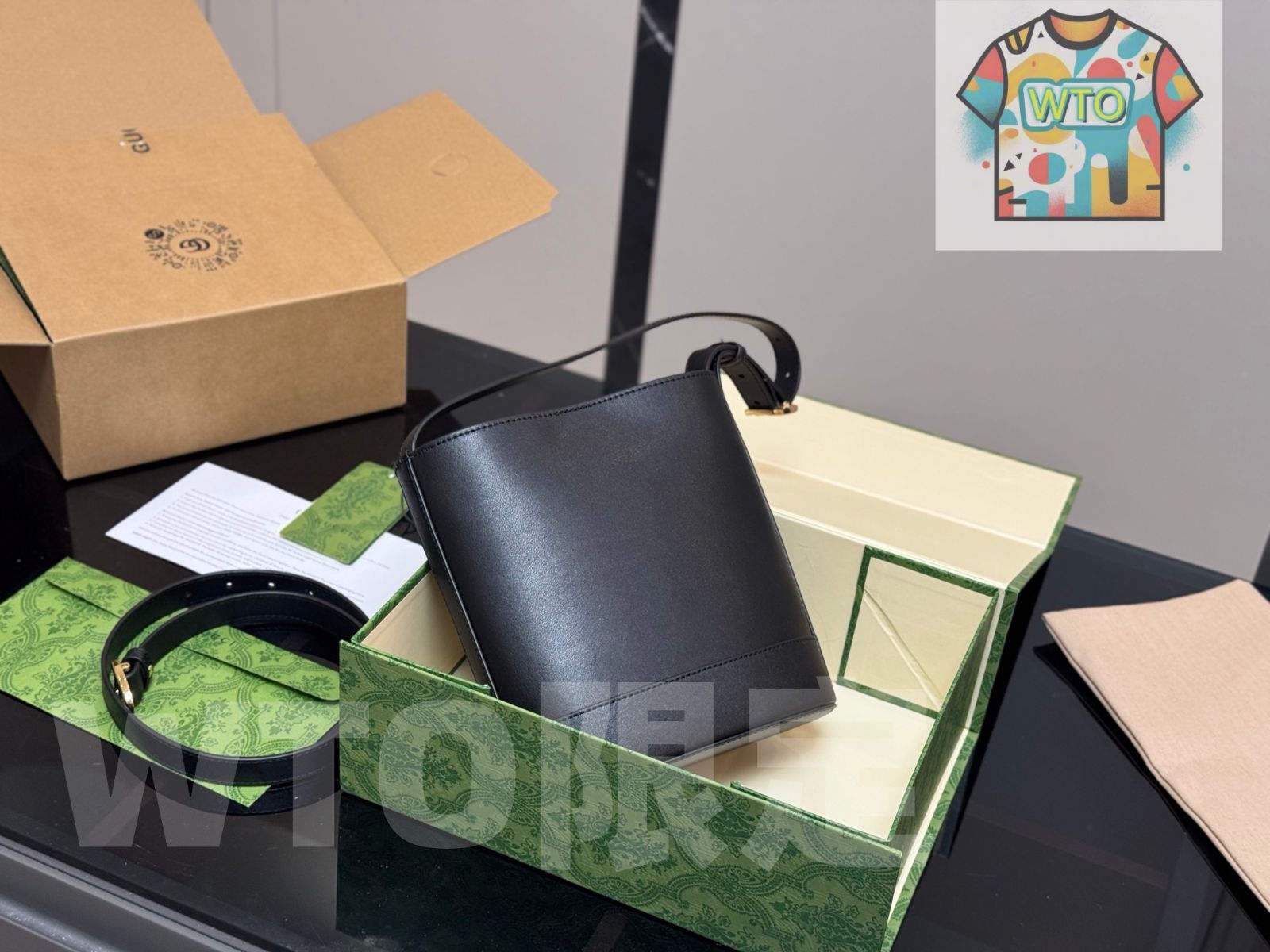 ストリートスタイルバケットバッグ