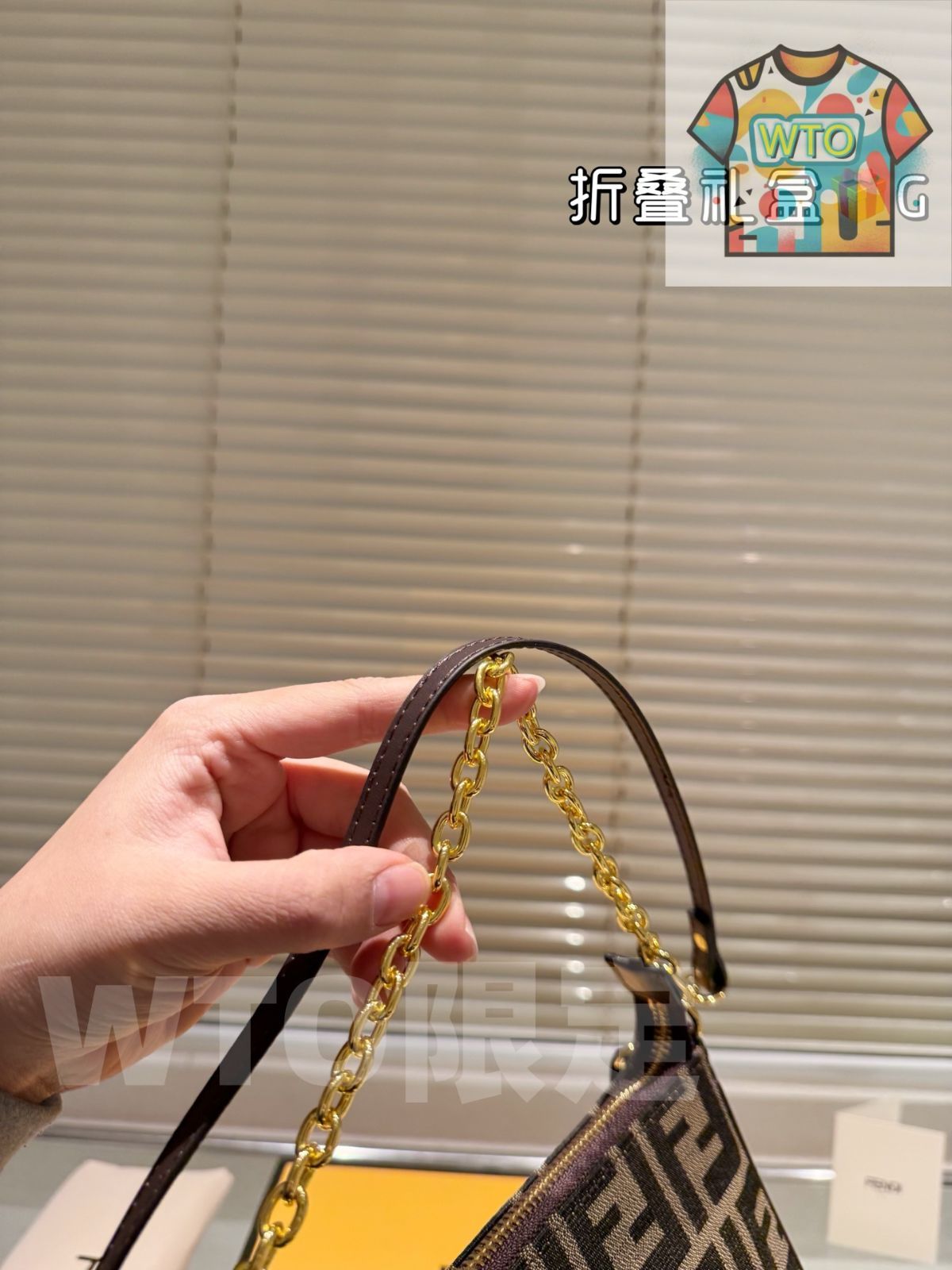 今日 Fendi New 性价比最高 デュアルストラップ マージャンバッグ