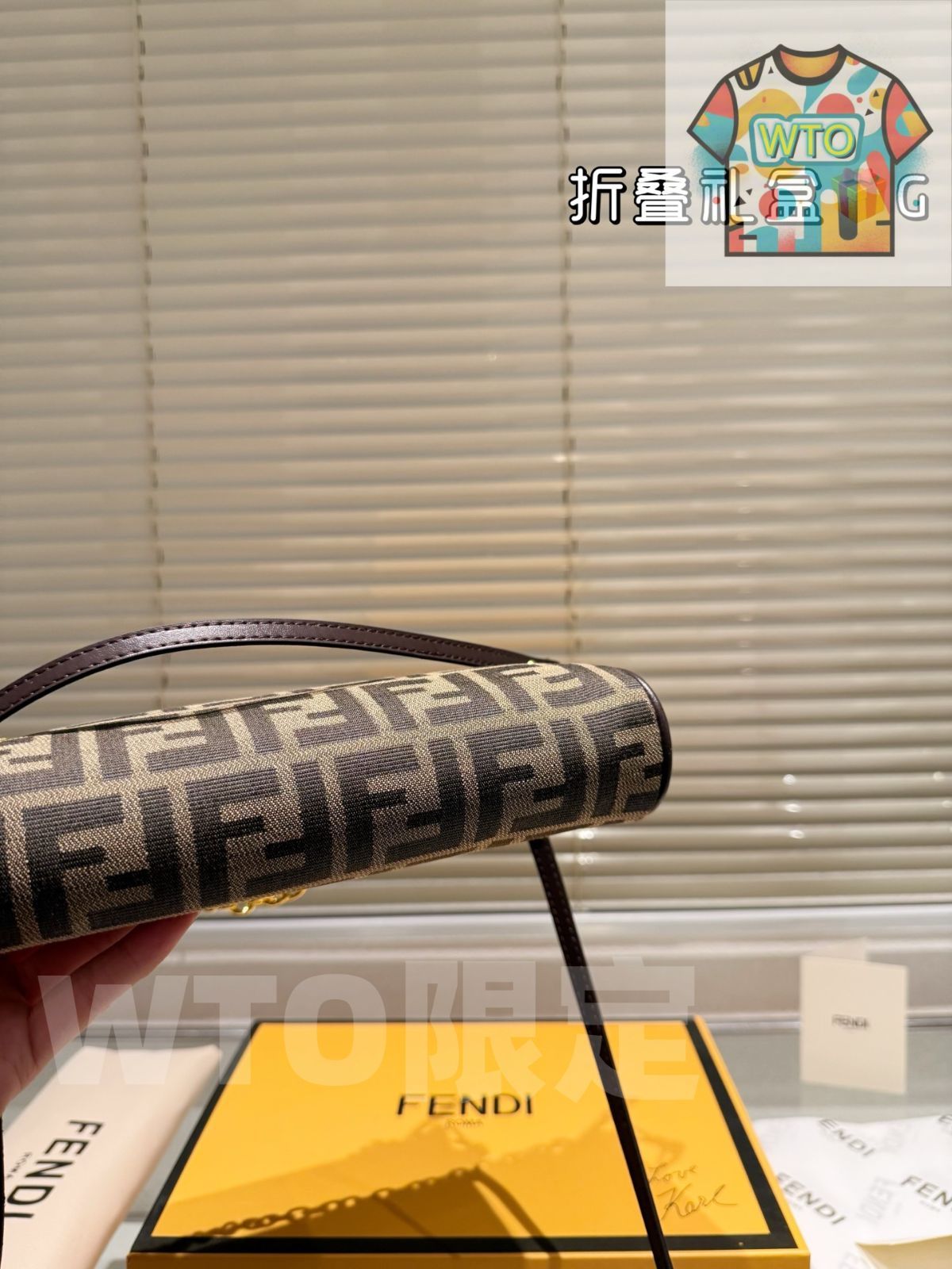  今日 Fendi 性价比最高 デュアルストラップ マージャンバッグ ショルダーバッグ ショルダーバッグ