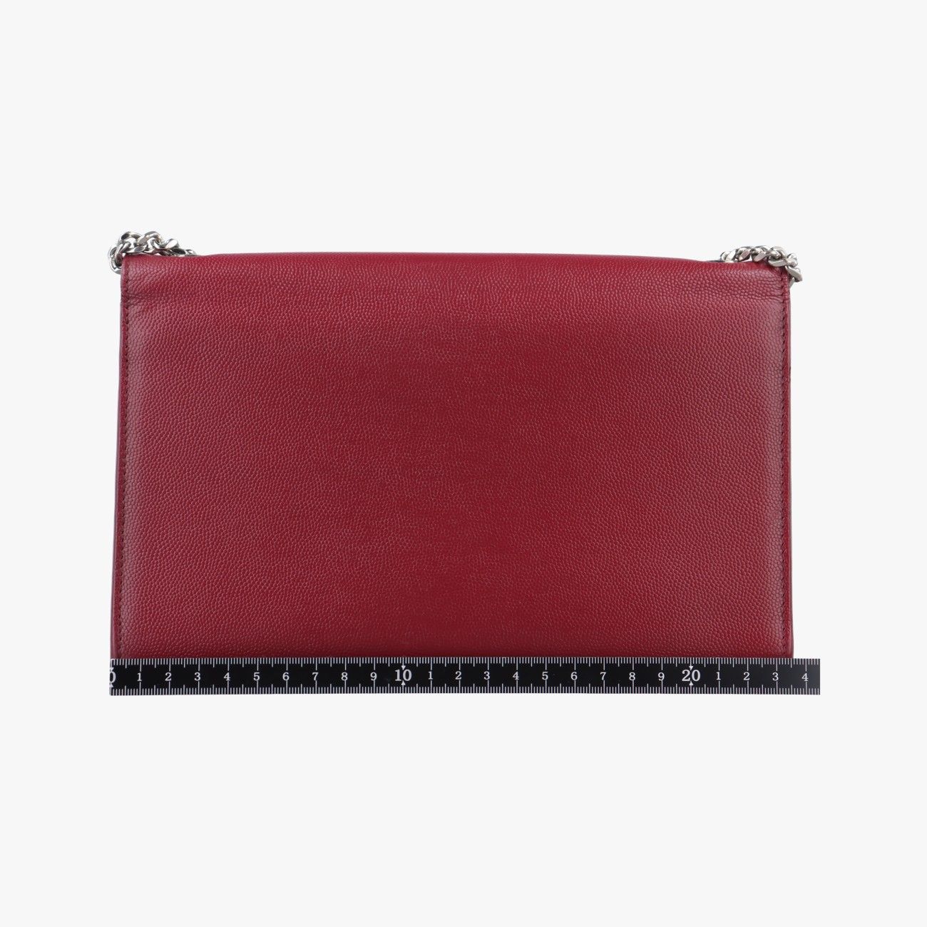 イヴサンローランYves Saint Laurentケイト ワインレッド キャビアスキン 364051 GUE364051.0417