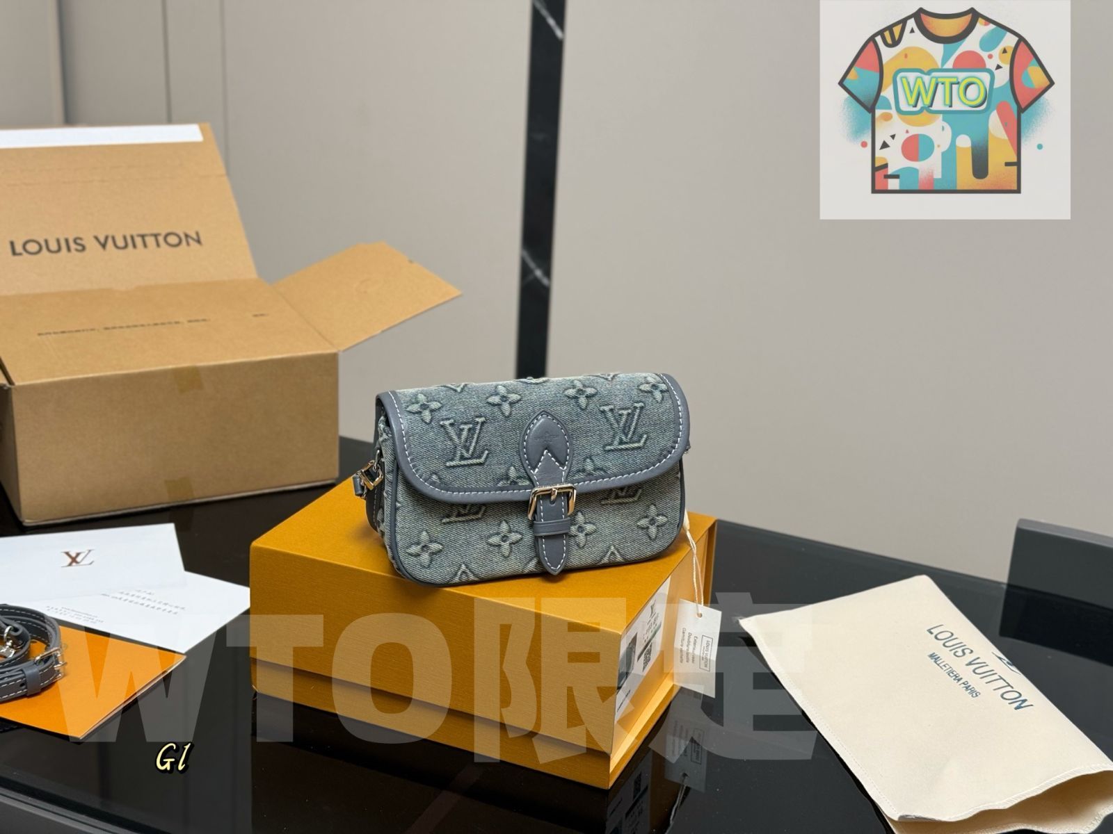 今日 LV Diane Denim Baguette ルイ ヴィトン ダイアン デニム バゲット