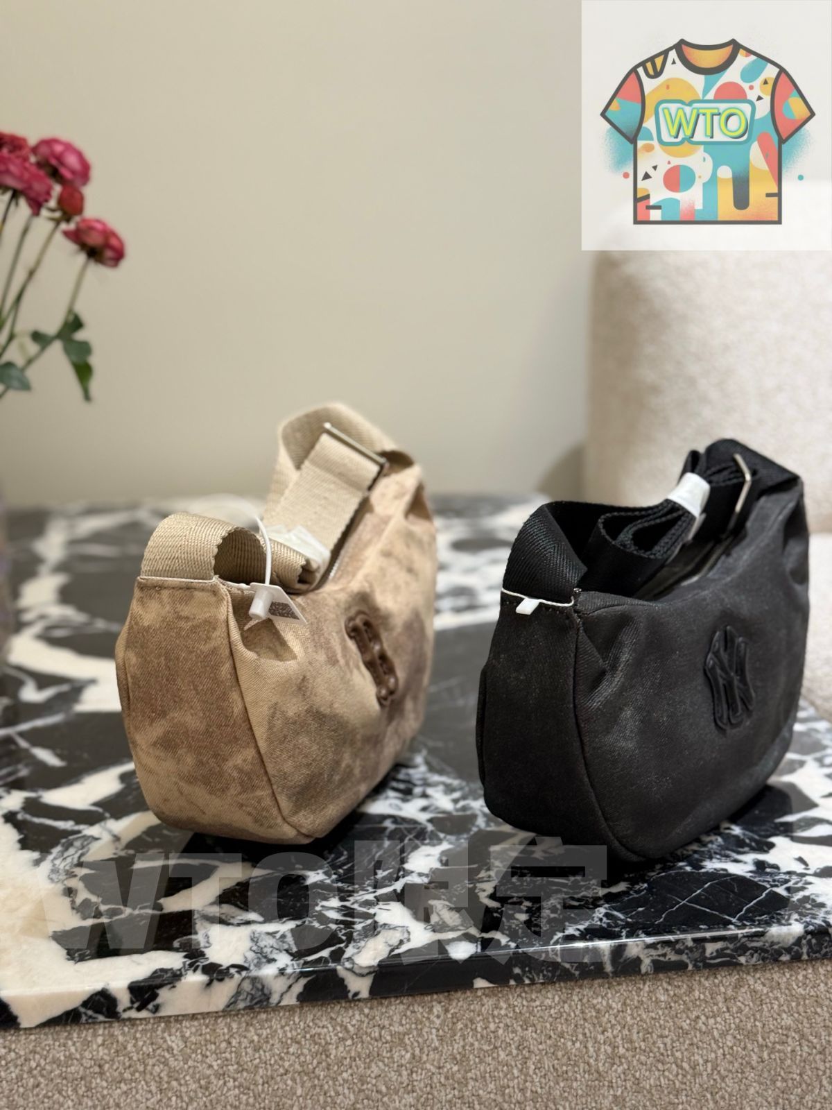 エンドウ豆型クレセントバッグ 26cm