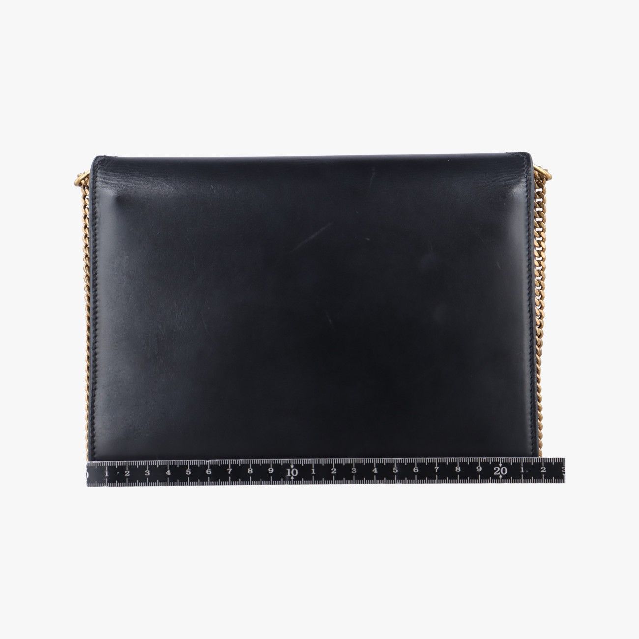 イヴサンローランYves Saint Laurentカサンドラ ブラック レザー 532750 MAL532750.0618