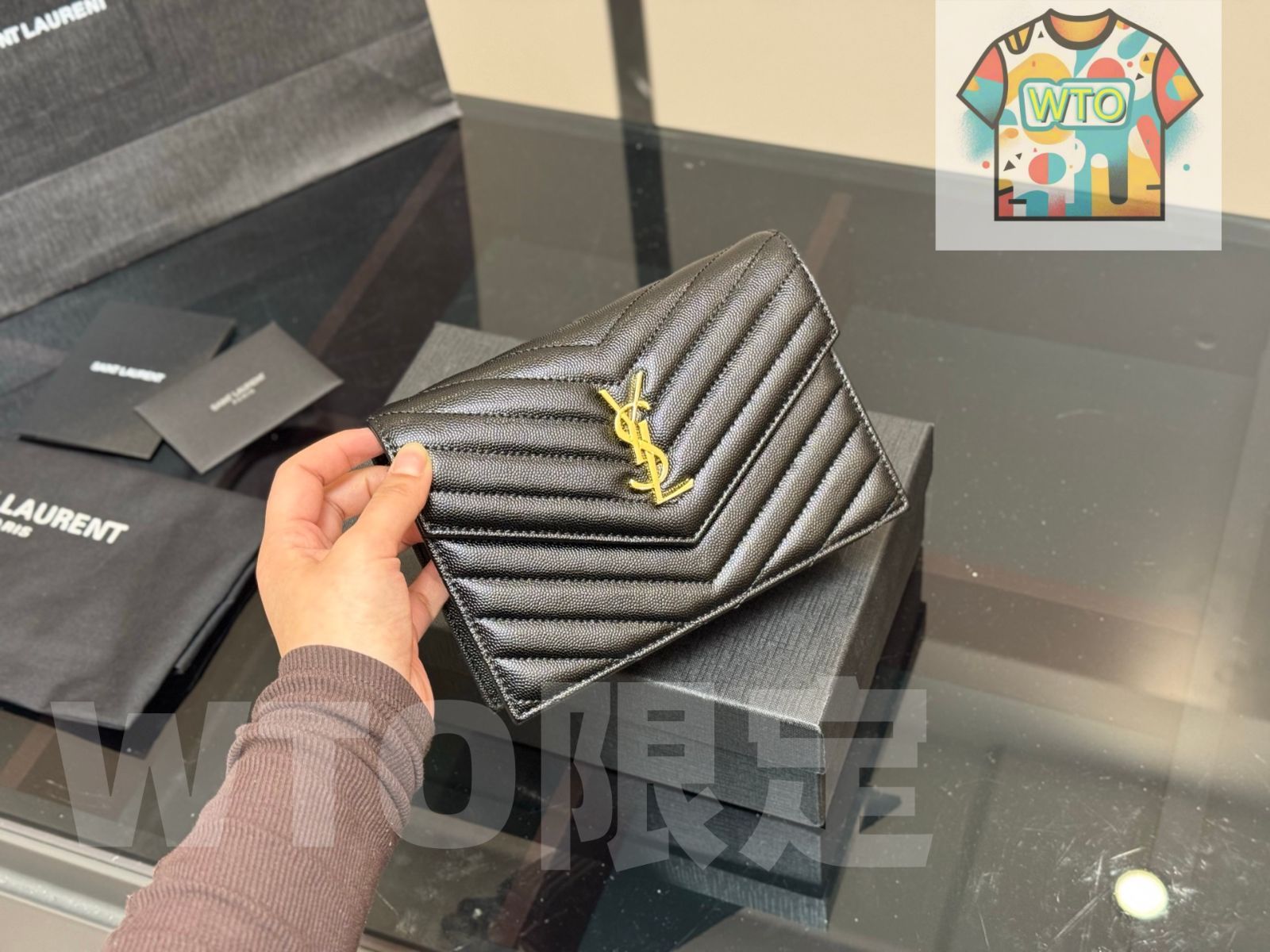 今日 YSL Envelope Bag ワイエスエル エンベロープ バッグ