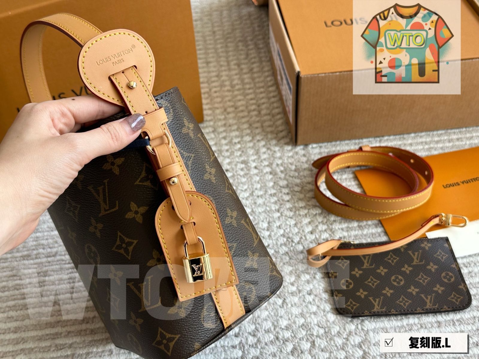 今日 LV バケツバッグ 17×18cm