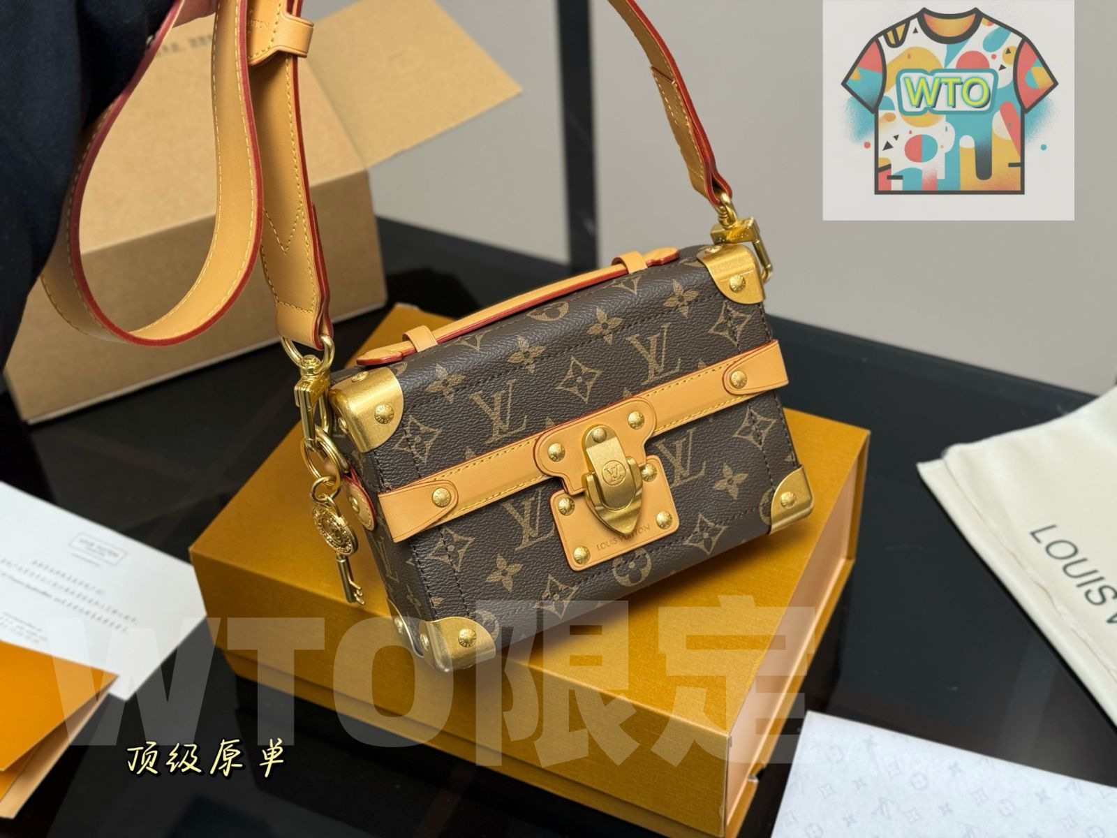 今日 LV Mini Soft Trunk ルイ ヴィトン ミニ ソフト トランク ボックスバッグ