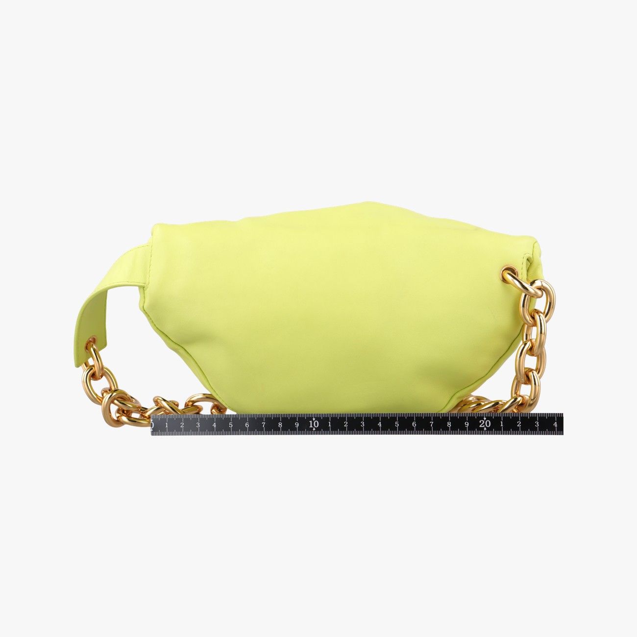 ボッテガヴェネタBottega Venetaザ チェーン ポーチ イエロー ラムスキン P01572807L