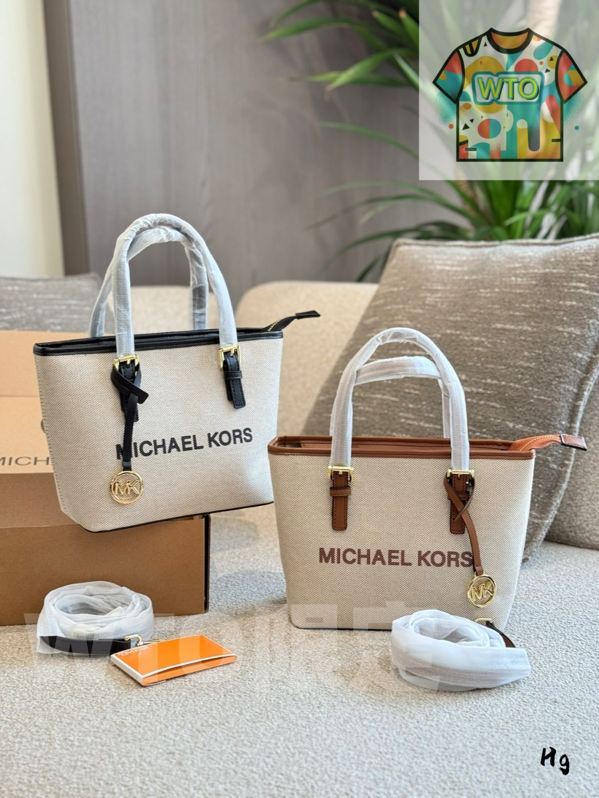 今日 MK ショッピングバスケット キャンバス 22cm 飛行機型 BOX 付