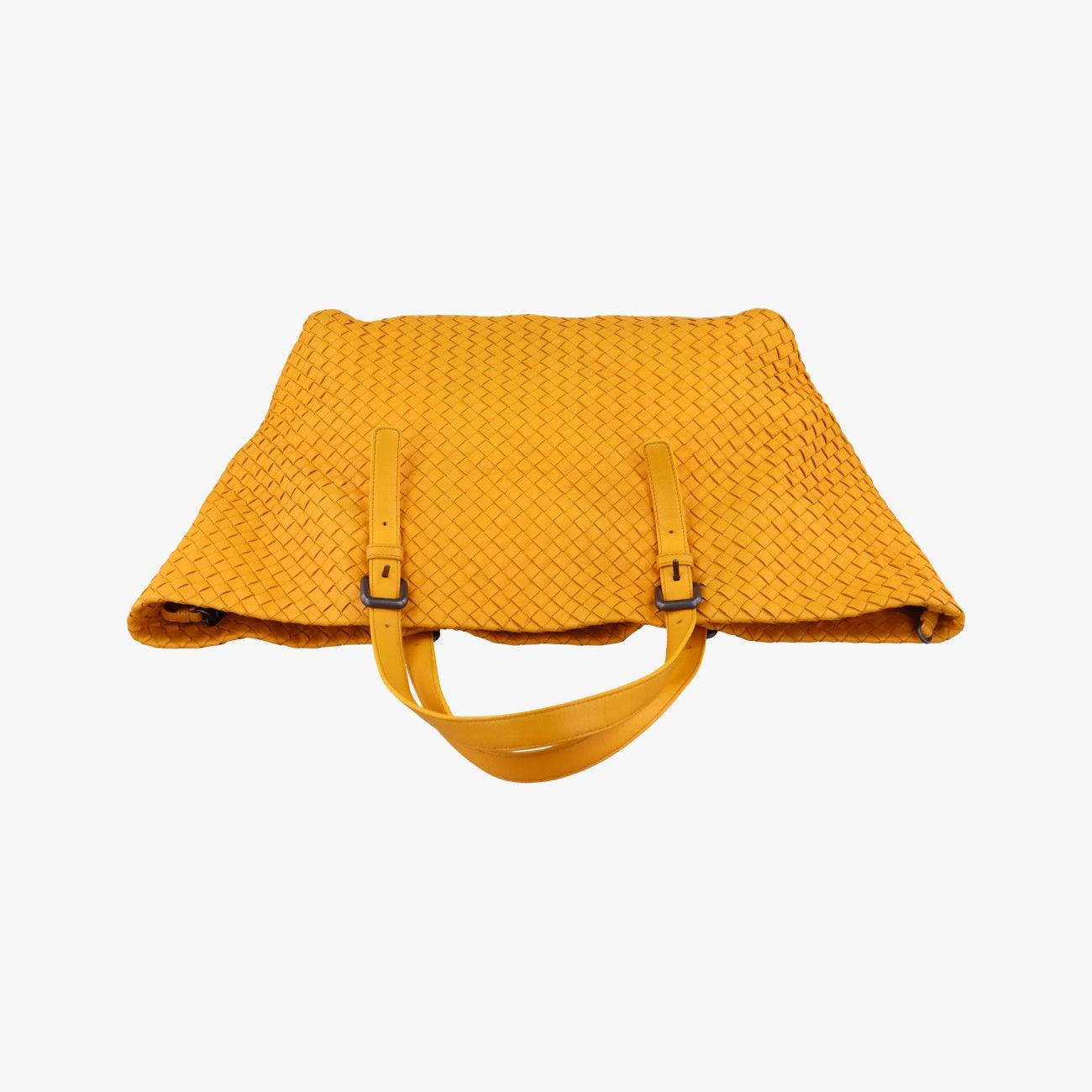  ボッテガヴェネタBottega Venetaセスタ イントレチャート イエロー ラムスキン メッセンジャーバッグ ショルダーバッグ