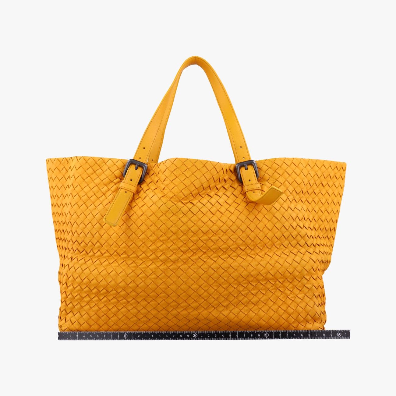 ボッテガヴェネタBottega Venetaセスタ イントレチャート イエロー ラムスキン B02028142B