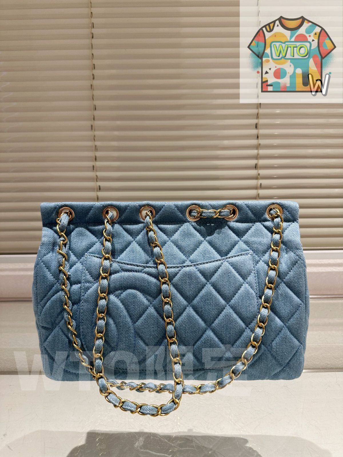 今日 Vintage CHANEL ヴィンテージ チェーン アンダーアームバッグ 30×20cm
