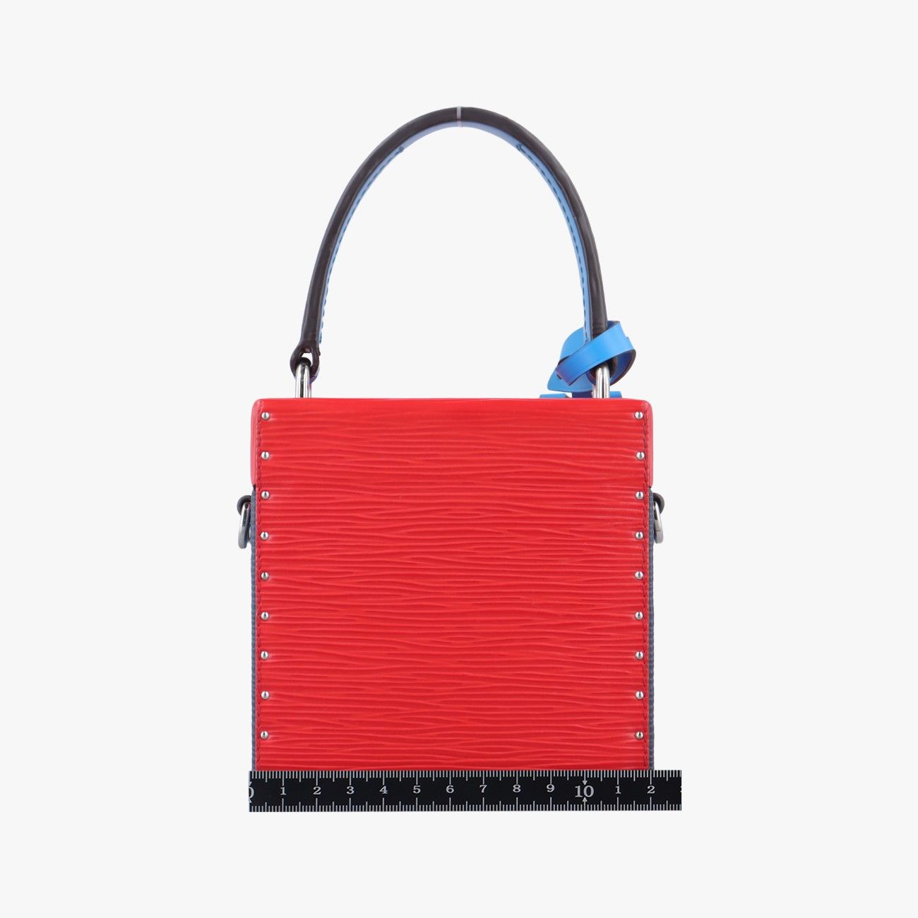 ルイヴィトンLouis Vuittonブリーカー ボックス ネイビー×レッド エピ M52466 PL0129 ICチップ