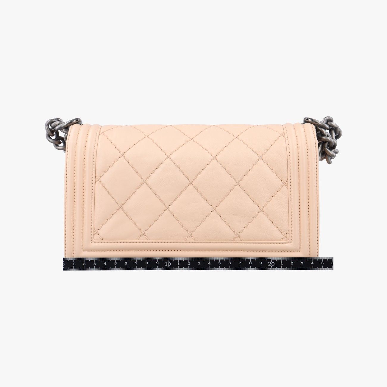 シャネルChanelボーイシャネル ベージュ レザー A92105 18989190