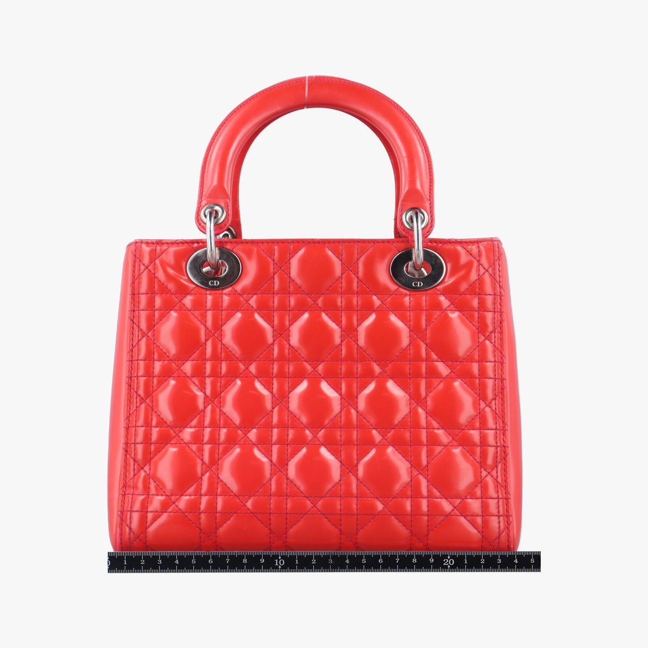 クリスチャンディオールChristian Diorレディディオール オレンジ パテント 13-BO-0113