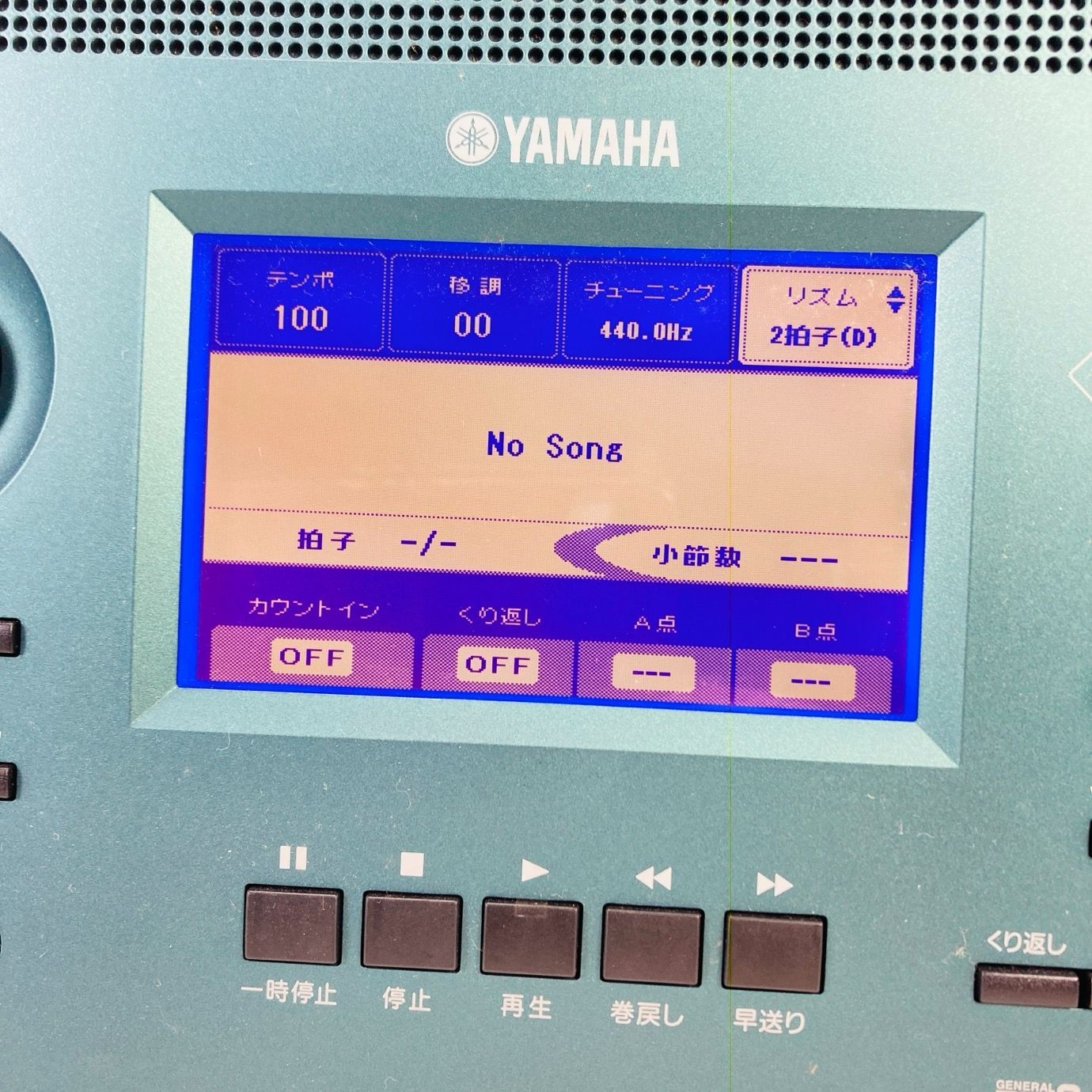 美品 YAMAHA 伴奏くん ミュージックデータプレーヤー 通電ジャンク
