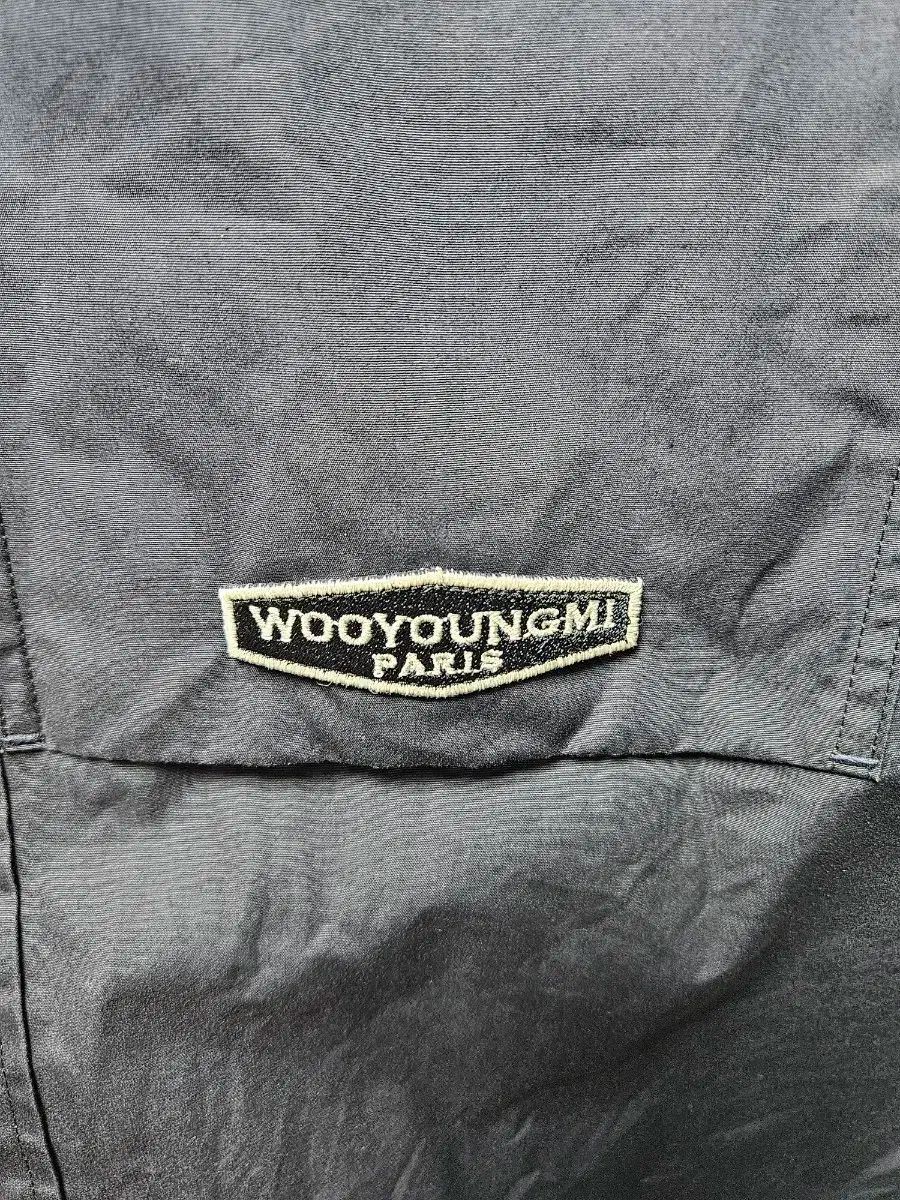 ウーヨンミ ネイビー 半袖 シャツ 48