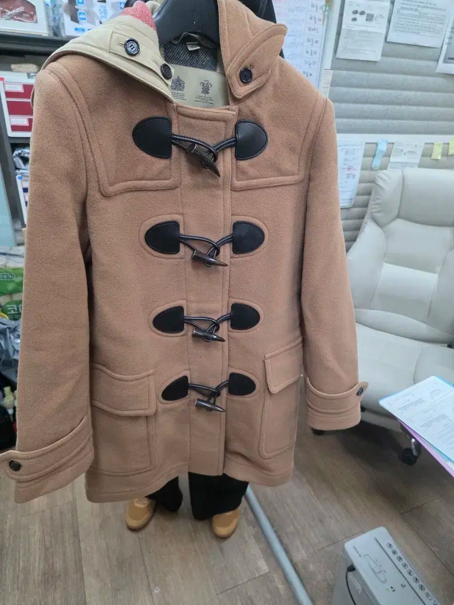 バーバリー ダッフルコート キャメル 6K サイズ