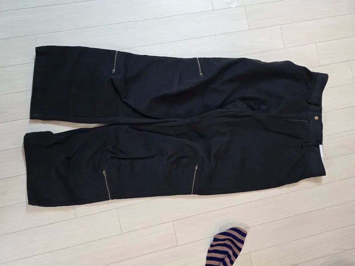 Yiyae Labor Zipper Pants フェイドブラック L