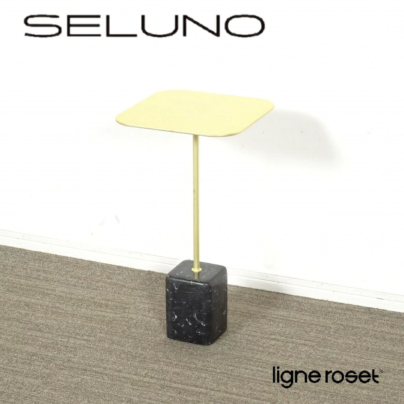 ◾︎SELUNO◾︎ 展示 Ligne Roset リーンロゼ Cupidon キュピドン サイドテーブル スクエア天板 15万 v 827