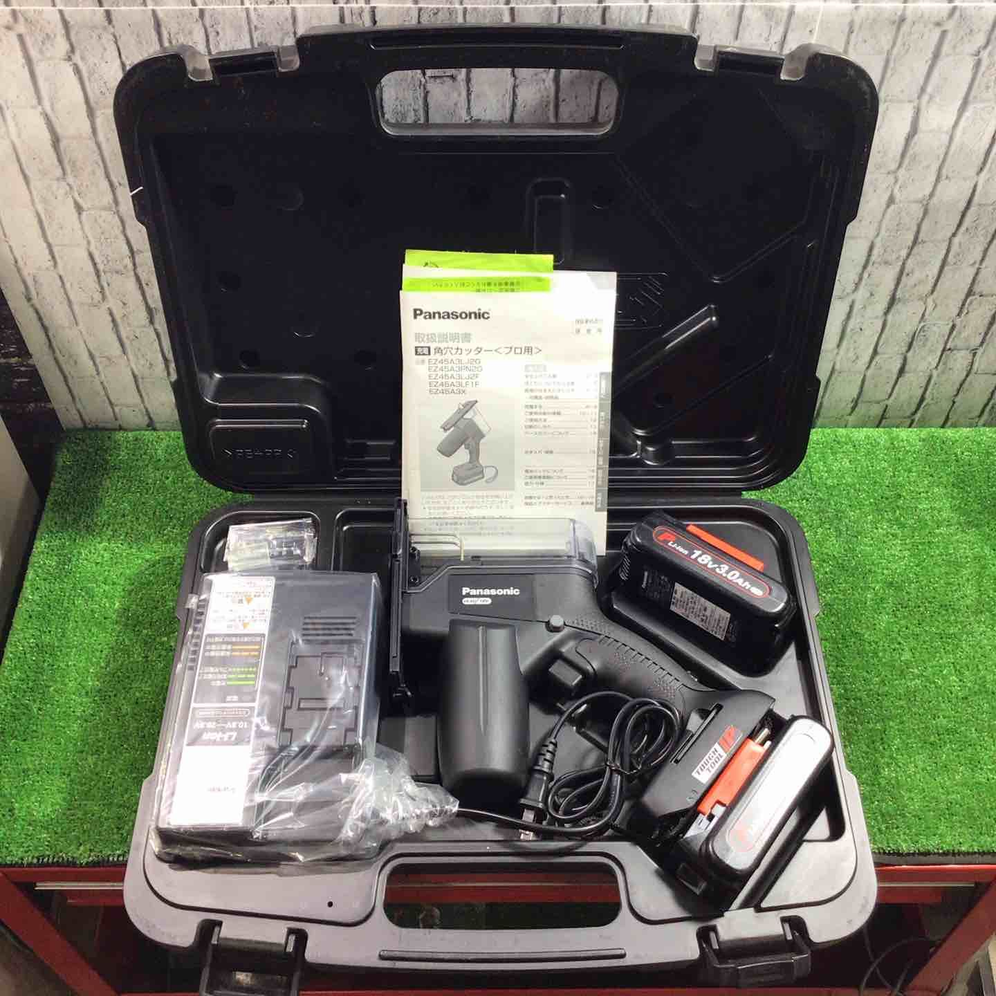パナソニック Panasonic コードレス角穴カッター EZ45A3PN2G-B 草加店