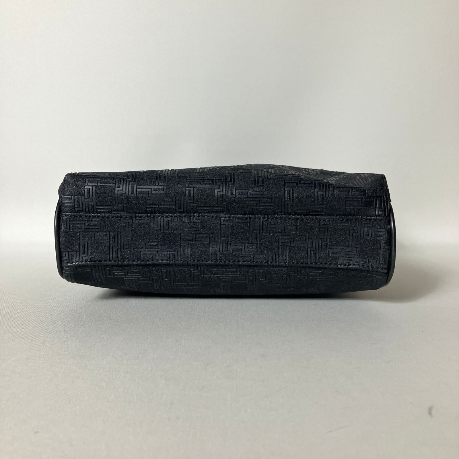 2510-304｜美品｜ダンヒル ショルダーバッグ PVC レザー ブラック