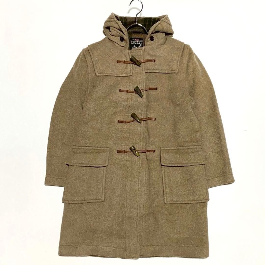 gloverall グローバーオール ダッフルコート ロングコート 水牛 裏地チェック ヴィンテージ 70 s