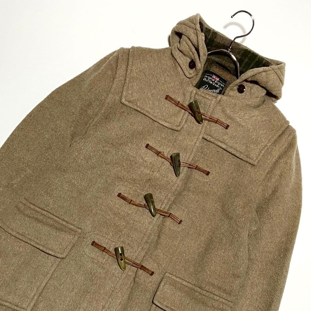 英国製Groverall⭐︎42 グローバーオール ダッフルコート 裏地チェック柄 英国製Groverall⭐︎42 グローバーオール ダッフルコート 裏地チェック柄