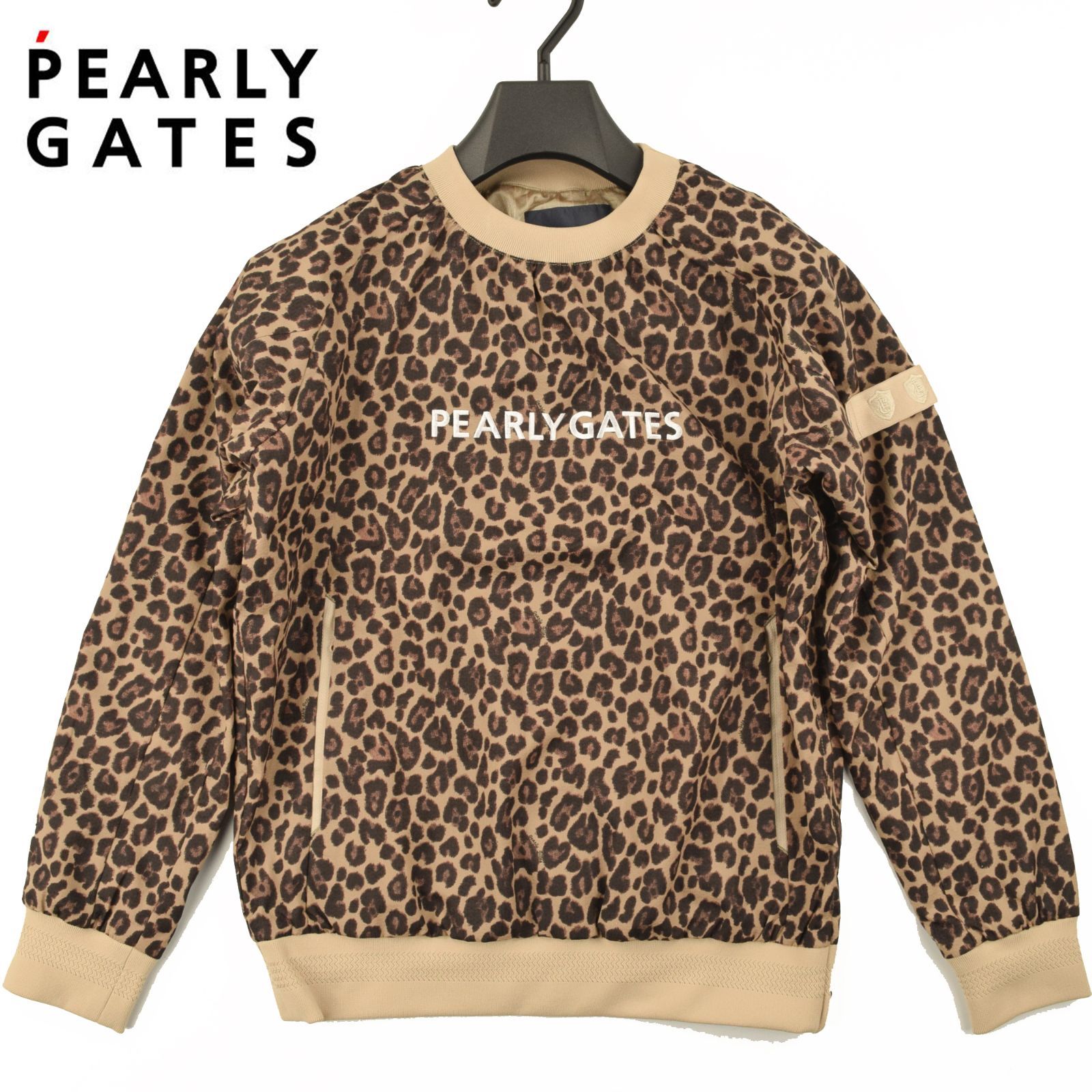 サイズ 0 Ｓ パーリーゲイツ 耐水撥水性 蓄熱保温性 レオパード柄 プルオーバー 055-2221010