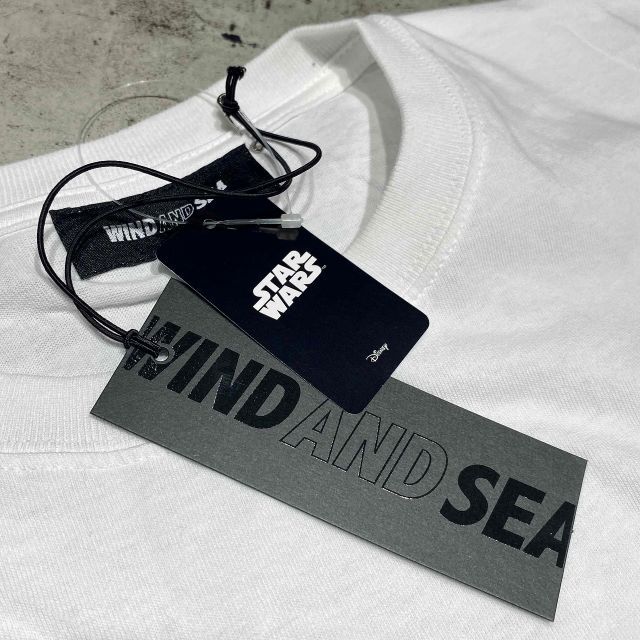 WIND AND SEA STAR WARS THE MANDALORIAN R2-D2 & GROGU TEE SIZE-L