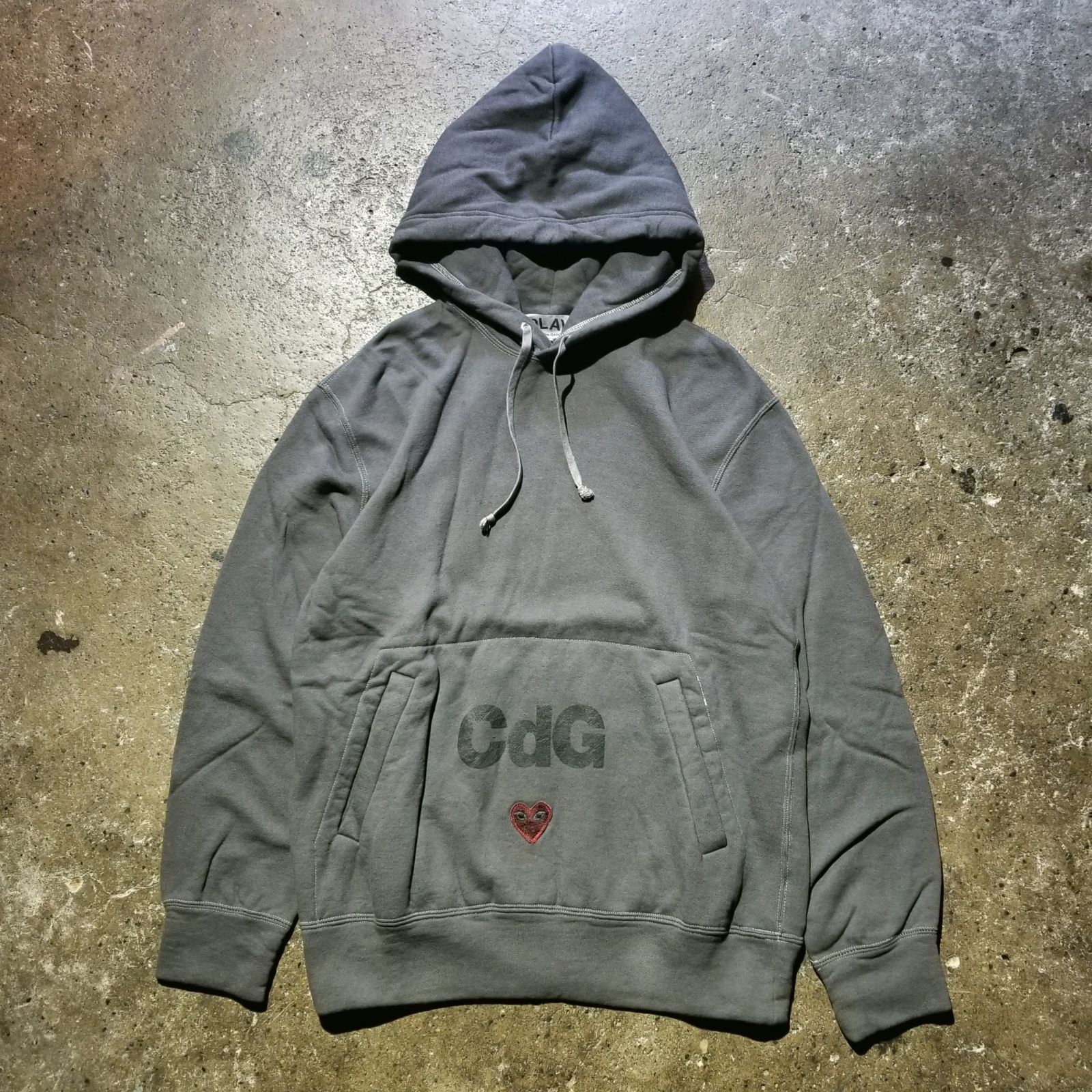 PLAY COMME des GARCONS 2020 Holiday 製品染めパーカー L プレイコムデギャルソン PLAY TOGETHER Xmas クリスマス CDG