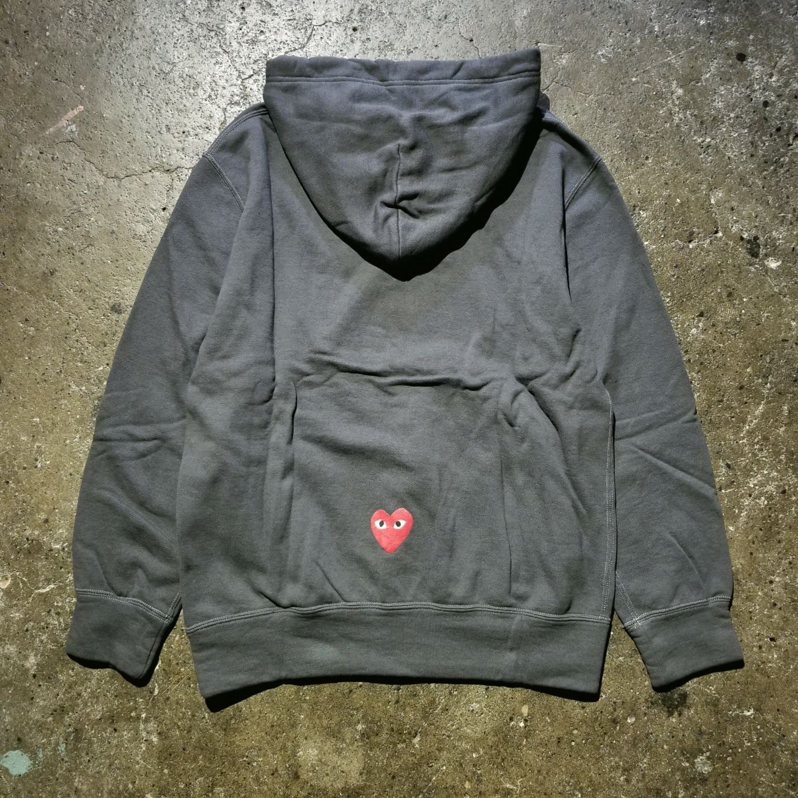 PLAY COMME des GARCONS 2020 Holiday 製品染めパーカー L プレイコムデギャルソン TOGETHER Xmas CDG