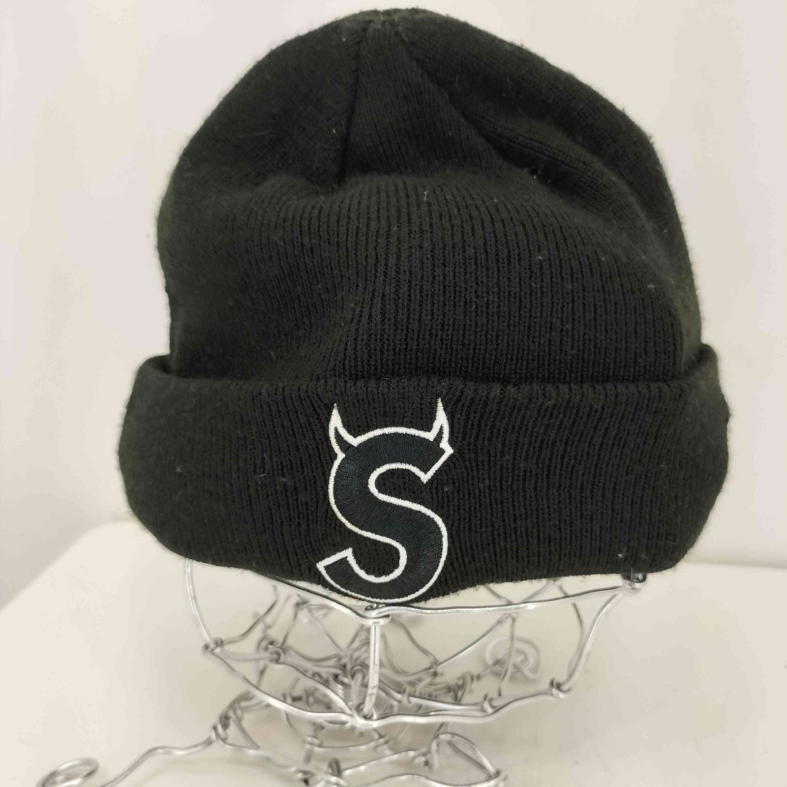 シュプリーム Supreme S Logo Beanie デビルSロゴ アクリル ニット