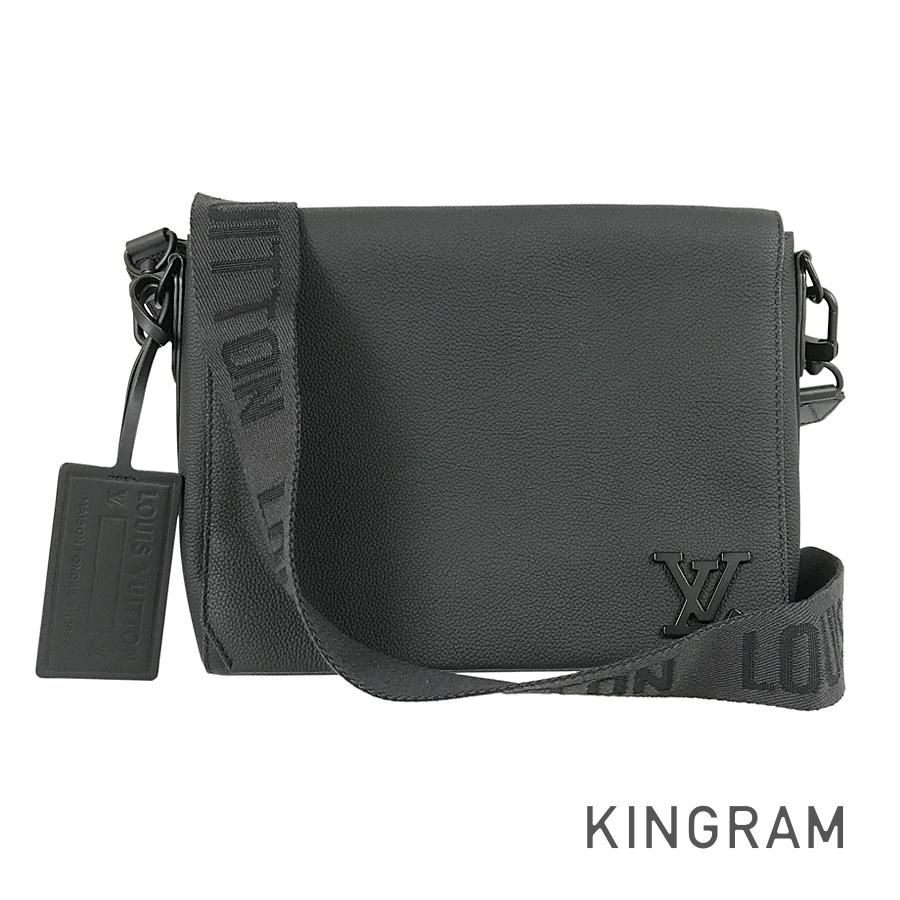 ルイ ヴィトン LOUIS VUITTON アエログラム テイクオフ メッセンジャー M57080 レザー メッセンジャーバッグ sh
