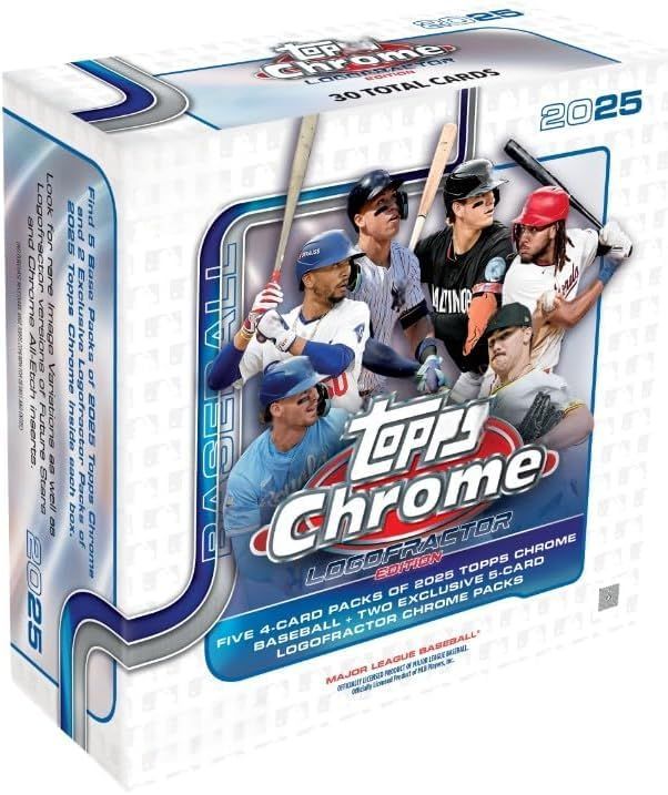 2025 Topps Chrome Baseball Logofractor Edition Box トップス クローム ベースボール ロゴフラクター エディション ボックス 並行輸入品