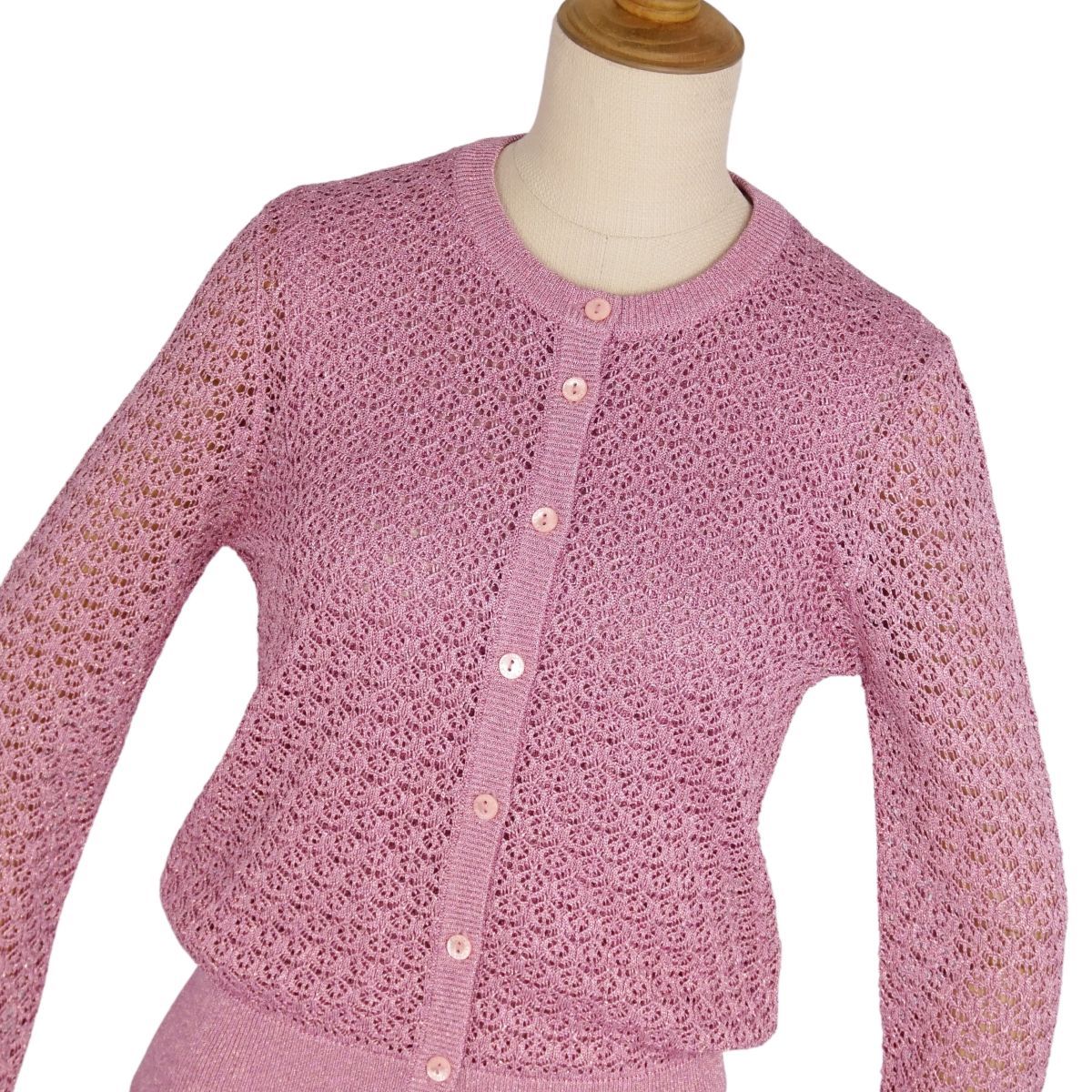 美品 ドルチェ&ガッバーナ DOLCE&GABBANA アンサンブル ニット カ