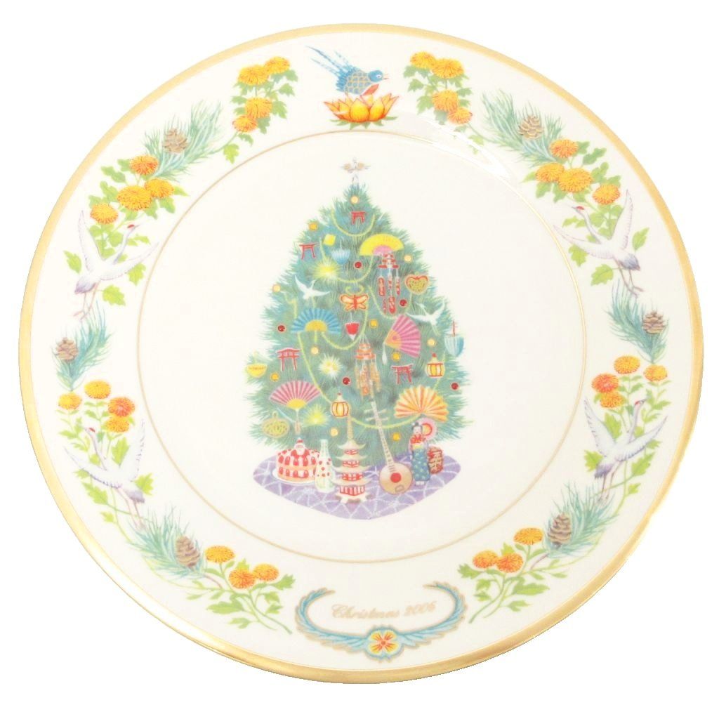 レノックス LENOX クリスマスプレート 大皿 クリスマスツリー 2006