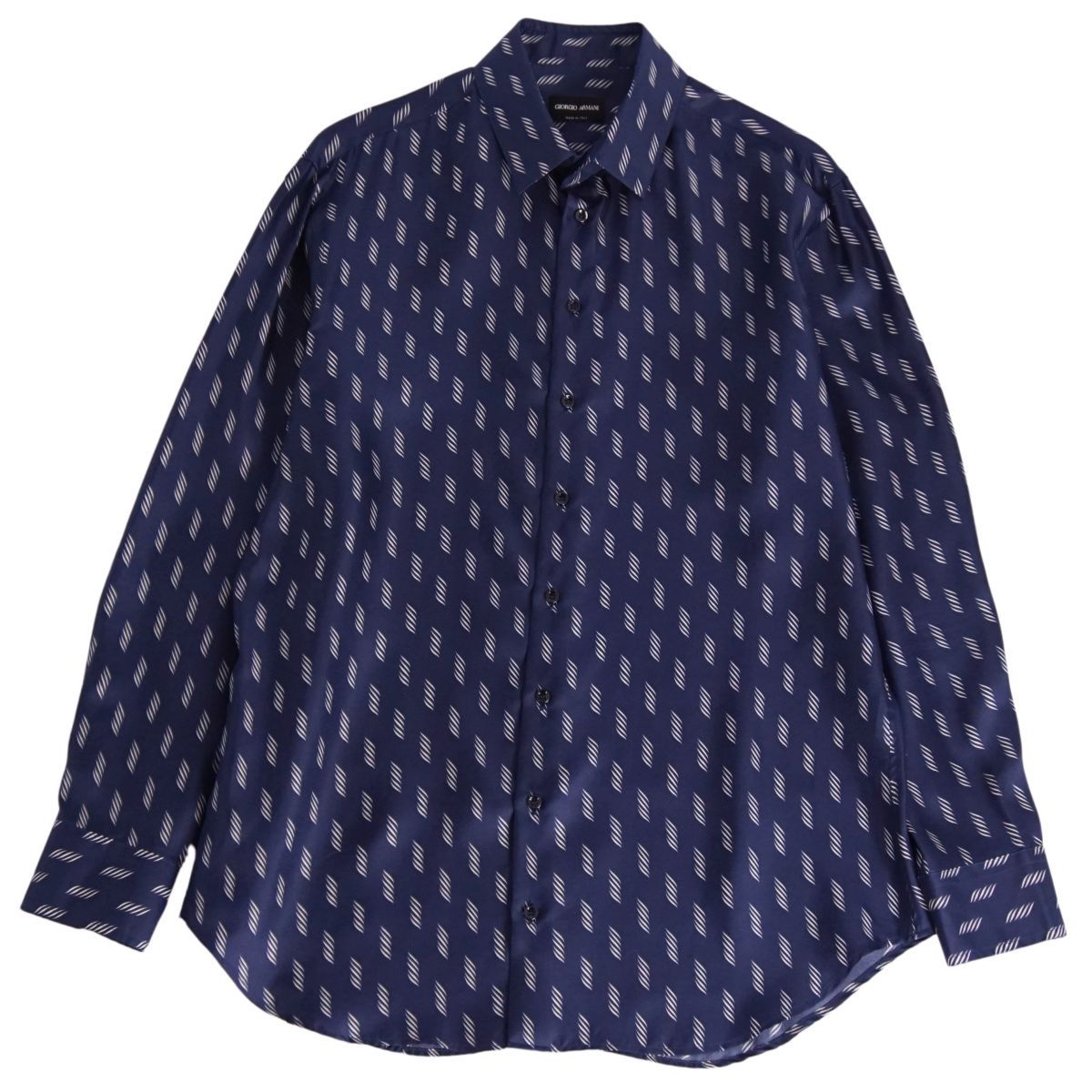 古着 ビンテージ アルマーニ シルバー シルク 長袖 シャツ 美品 楽天市場】古着 ARMANI JEANS アルマーニジーンズ イタリア製 長袖