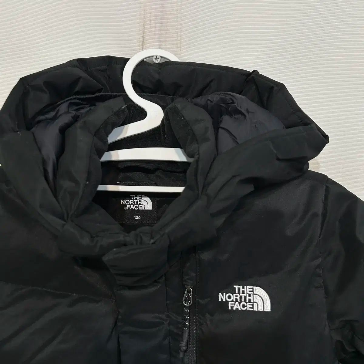 THE NORTH FACE ザノースフェイス キッズ ダウン 120 ブラック 状態良し